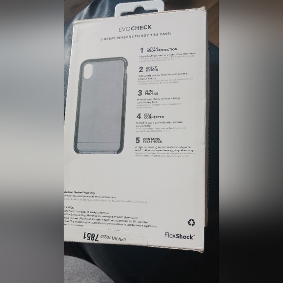 Tech21 Apple iPhone XS Max Evo Check Case - Smokey/Black - Picture 4 of 5